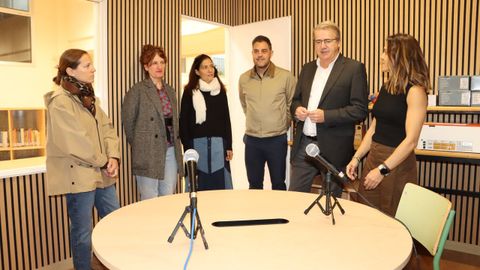 Visita del delegado territorial de la Xunta, Manuel Pardo