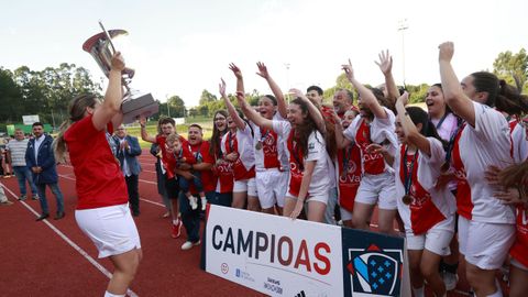 Final de la Copa Ferrol entre O Val B y Discalzas en R�o Seco.