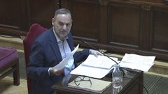 El exministro de Transportes Jos&eacute; Luis &Aacute;balos, durante su declaraci&oacute;n en el Tribunal Supremo en el juicio por el caso de las mascarillas.