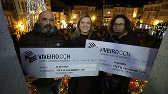 Jos&eacute; Manuel Maseda, Mar&iacute;a Quelle y Luc&iacute;a &Iacute;nsua