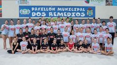 Gimnastas del Pavill�n, en Os Remedios