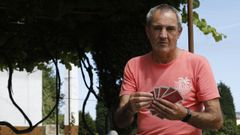 F�lix Fern�ndez organiza el Campeonato de Tute de San Cibrao