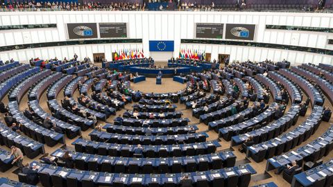 El Parlamento Europeo, en una imagen de este mi�rcoles