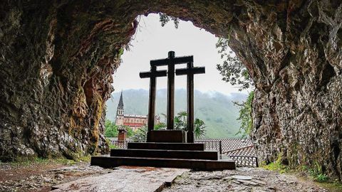 Vista de la bas�lica de Covadonga,�imagen seleccionada por el certamen de fotograf�a en Instagram Mi Rinc�n Favorito