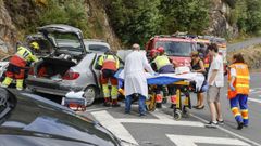 Un momento de la operaci�n de rescate