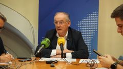 Miguel Lorenzo durante la rueda de prensa tras la renuncia de Pardo de Vera