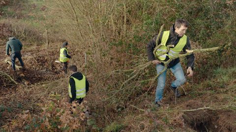 Corte de la A-52 en Xinzo en protesta por el acuerdo de Mercosur
