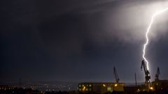 Rayos sobre Ferrol