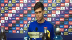 �scar Gil:  Sabemos que el Tartiere es muy exigente y somos los primeros que siempre queremos ganar .Oscar Gil durante la rueda de prensa de esta ma�ana