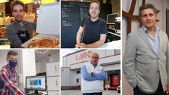 Andr�s Acu�a, Pablo Hermo, Juan Jos� Vicente, Pablo Liste y Emilio Lago