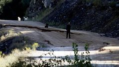La carretera de San Vicente en Vilamart�n ha repisado de nuevo