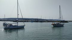 Veleros participantes en la peregrinaci�n mar�tima desde Andaluc�a a las R�as Baixas