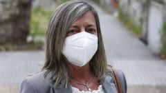 Mar�a Roc�o Eiroa, en el Sanatorio Mar�timo de Oza.