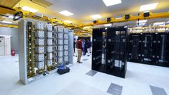 Imagen de archivo de un centro de procesamiento de datos