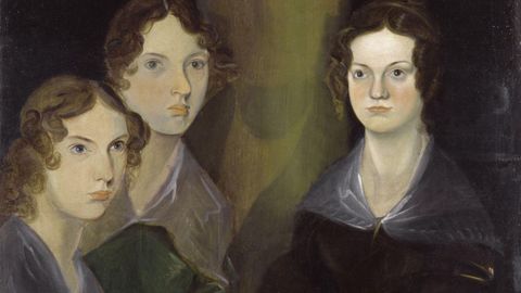 Retrato de las hermanas Emily, Ann y Charlotte Bront�, realizado por Patrick Branwell Bront� hacia 1834. 