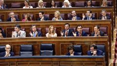 Bancada del PP en el Congreso de los Diputados, en una imagen de archivo