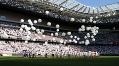 El estadio del Niza homenajea a las v�ctimas del atentado