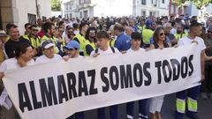 Concentraci�n contra el cierre de la central nuclear de Almaraz en julio del 2024 en Navalmoral de la Mata.