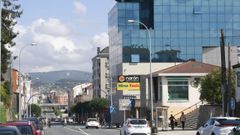 Imagen del barrio de O Alto tomada esta semana.