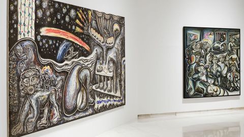 Obra de Vidal Souto expuesta en el centro cultural Marcos Valc�rcel
