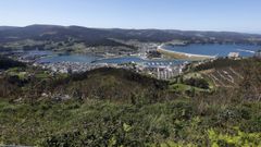Vista de Viveiro desde el Monte San Roque