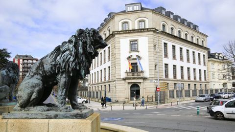 Exterior de la Audiencia Provincial de Lugo