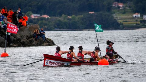 Clasificaci�n para la final del campeonato europeo de bateles celebrado en Rianxo
