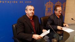 Dar�o Campos estaba con cara de circunstancias mientras Antonio Veiga, sonre�a