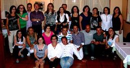 Los antiguos compa�eros de clase de Sof�n se reunieron en un restaurante de Berdillo.