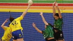 Imagen del partido entre el Asmubal Mea�o y el Rocasa Gran Canaria B.