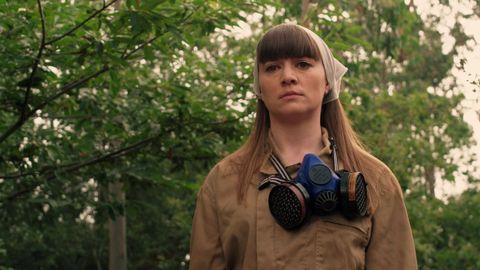 A actriz Paula Cereixo interpreta a misteriosa asesina 