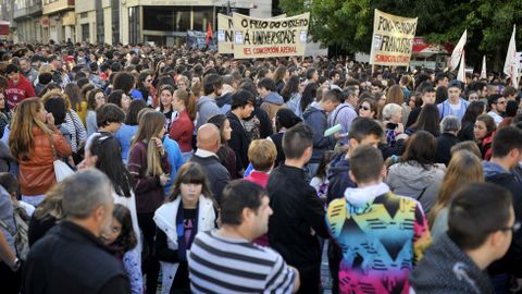 Manifestaci�n en Ferrol