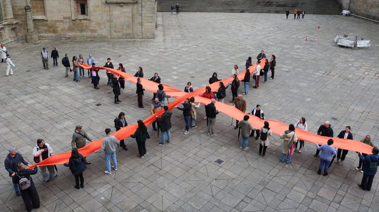 La campa�a de la X Solidaria se present� en Santiago a principios de abril.
