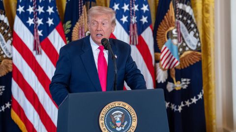 El presidente de Estados Unidos, Donald Trump