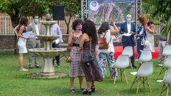 Ponentes y participantes en la reuni�n que tuvo lugar en Monforte