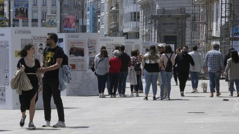 Exposicin de los 140 aos de La Voz en los Cantones de A Corua