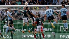 Partido entre el Racing y el Celta Fortuna disputado en A Malata el pasado curso