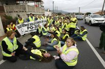 Los accidentes ocurridos en la PO-308 provocaron la protesta de vecinos exigiendo soluciones. 