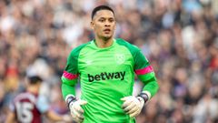 Alphonse Areola.Alphonse Areola con el West Ham