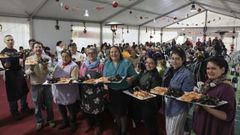 Comida solidaria de Navidad en la Alameda