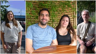 Elena Paz, Miguel Orosa y Rosario lvarez y Enrique Gavilanes, gallegos en Londres