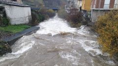 Ro, inundacin, caudal, temporal en Asturias