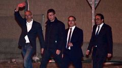 Los exconsejeros catalanes salen de prisi�n tras pagar la fianza