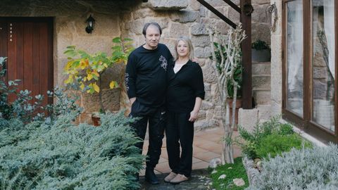 Zoran y Sara, en la casa rural Sabariz