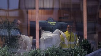 En el piso del hombre con di�gnes que apareci� muerto en Oleiros