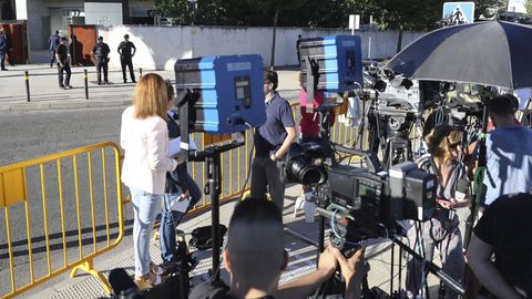 Gran expectacin meditica ante la Audiencia Nacional