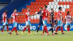 Partido entre el Lugo y el M�laga en el �ngel Carro