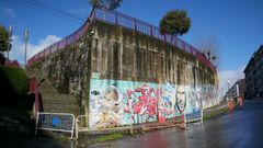Muro del Parque da Liberdade de A Valenz�.