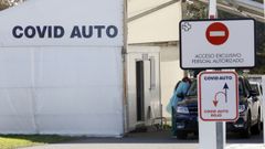 Zona covidauto del HULA