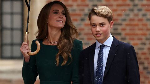 La princesa Catalina, con Jorge, su hijo mayor